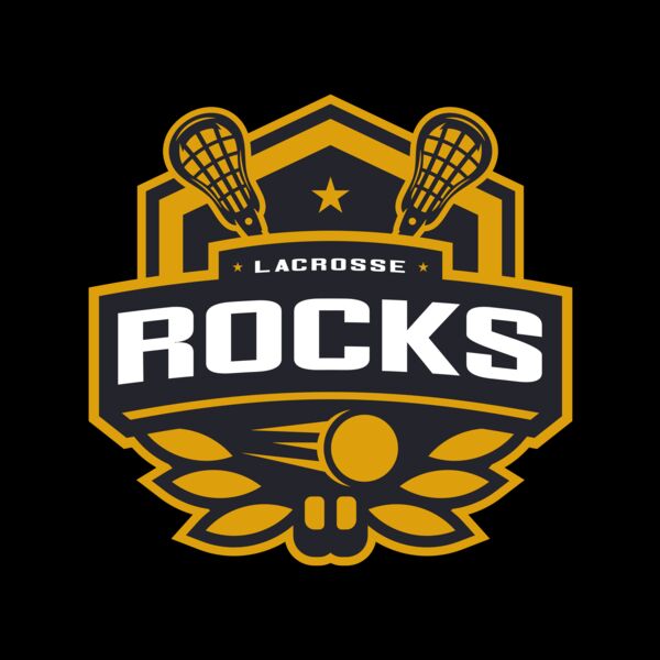 Rocks Lacrosse Logo Template Thumbnail