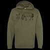 Unisex Midweight Hooded Sweatshirt Thumbnail
