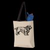 11L Canvas Tote with Contrast-Color Handles Thumbnail