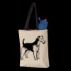 11L Canvas Tote with Contrast-Color Handles Thumbnail