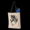 11L Canvas Tote with Contrast-Color Handles Thumbnail