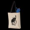 11L Canvas Tote with Contrast-Color Handles Thumbnail