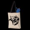 11L Canvas Tote with Contrast-Color Handles Thumbnail