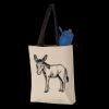 11L Canvas Tote with Contrast-Color Handles Thumbnail