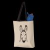 11L Canvas Tote with Contrast-Color Handles Thumbnail