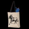 11L Canvas Tote with Contrast-Color Handles Thumbnail