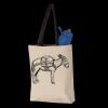 11L Canvas Tote with Contrast-Color Handles Thumbnail