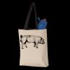 11L Canvas Tote with Contrast-Color Handles Thumbnail