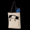 11L Canvas Tote with Contrast-Color Handles Thumbnail