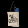 11L Canvas Tote with Contrast-Color Handles Thumbnail