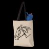 11L Canvas Tote with Contrast-Color Handles Thumbnail