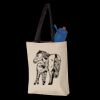 11L Canvas Tote with Contrast-Color Handles Thumbnail