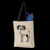 11L Canvas Tote with Contrast-Color Handles Thumbnail