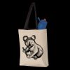 11L Canvas Tote with Contrast-Color Handles Thumbnail