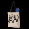 11L Canvas Tote with Contrast-Color Handles Thumbnail