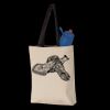 11L Canvas Tote with Contrast-Color Handles Thumbnail