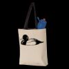 11L Canvas Tote with Contrast-Color Handles Thumbnail