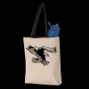 11L Canvas Tote with Contrast-Color Handles Thumbnail