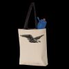 11L Canvas Tote with Contrast-Color Handles Thumbnail