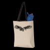 11L Canvas Tote with Contrast-Color Handles Thumbnail