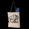11L Canvas Tote with Contrast-Color Handles Thumbnail