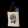 11L Canvas Tote with Contrast-Color Handles Thumbnail