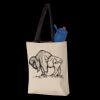 11L Canvas Tote with Contrast-Color Handles Thumbnail