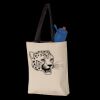 11L Canvas Tote with Contrast-Color Handles Thumbnail