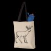 11L Canvas Tote with Contrast-Color Handles Thumbnail