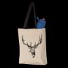 11L Canvas Tote with Contrast-Color Handles Thumbnail