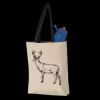 11L Canvas Tote with Contrast-Color Handles Thumbnail