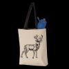 11L Canvas Tote with Contrast-Color Handles Thumbnail