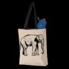 11L Canvas Tote with Contrast-Color Handles Thumbnail