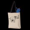 11L Canvas Tote with Contrast-Color Handles Thumbnail