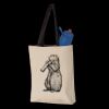 11L Canvas Tote with Contrast-Color Handles Thumbnail