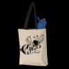 11L Canvas Tote with Contrast-Color Handles Thumbnail