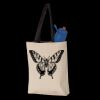 11L Canvas Tote with Contrast-Color Handles Thumbnail