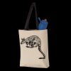 11L Canvas Tote with Contrast-Color Handles Thumbnail