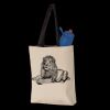 11L Canvas Tote with Contrast-Color Handles Thumbnail