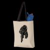 11L Canvas Tote with Contrast-Color Handles Thumbnail