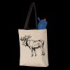11L Canvas Tote with Contrast-Color Handles Thumbnail