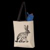11L Canvas Tote with Contrast-Color Handles Thumbnail