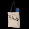 11L Canvas Tote with Contrast-Color Handles Thumbnail