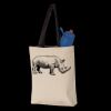 11L Canvas Tote with Contrast-Color Handles Thumbnail