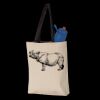 11L Canvas Tote with Contrast-Color Handles Thumbnail