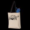 11L Canvas Tote with Contrast-Color Handles Thumbnail