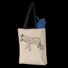 11L Canvas Tote with Contrast-Color Handles Thumbnail