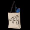 11L Canvas Tote with Contrast-Color Handles Thumbnail