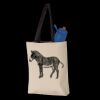 11L Canvas Tote with Contrast-Color Handles Thumbnail