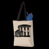 11L Canvas Tote with Contrast-Color Handles Thumbnail